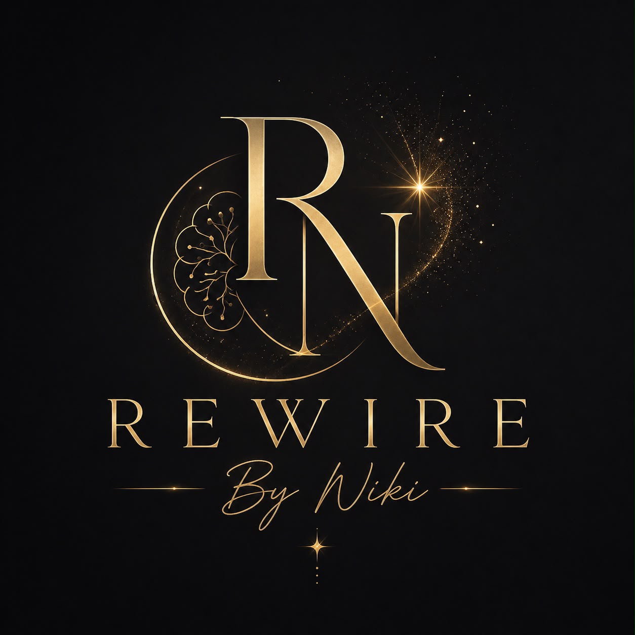 Rewire by Niki — Monogram & identity