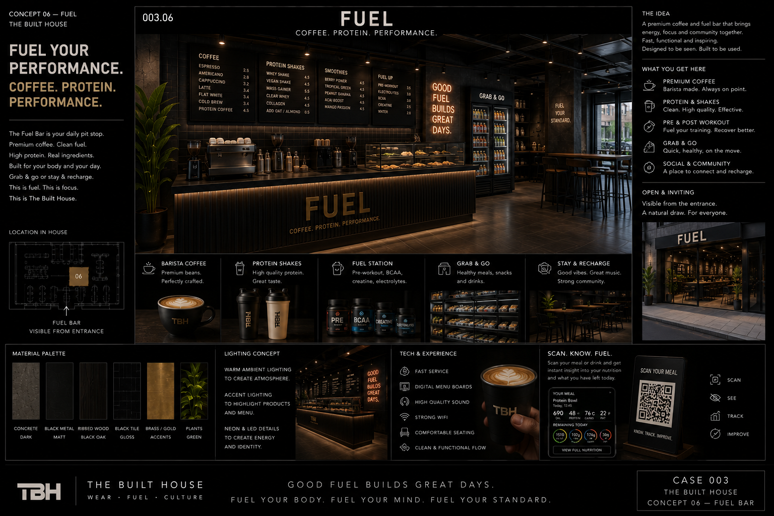 Fuel bar and supplements