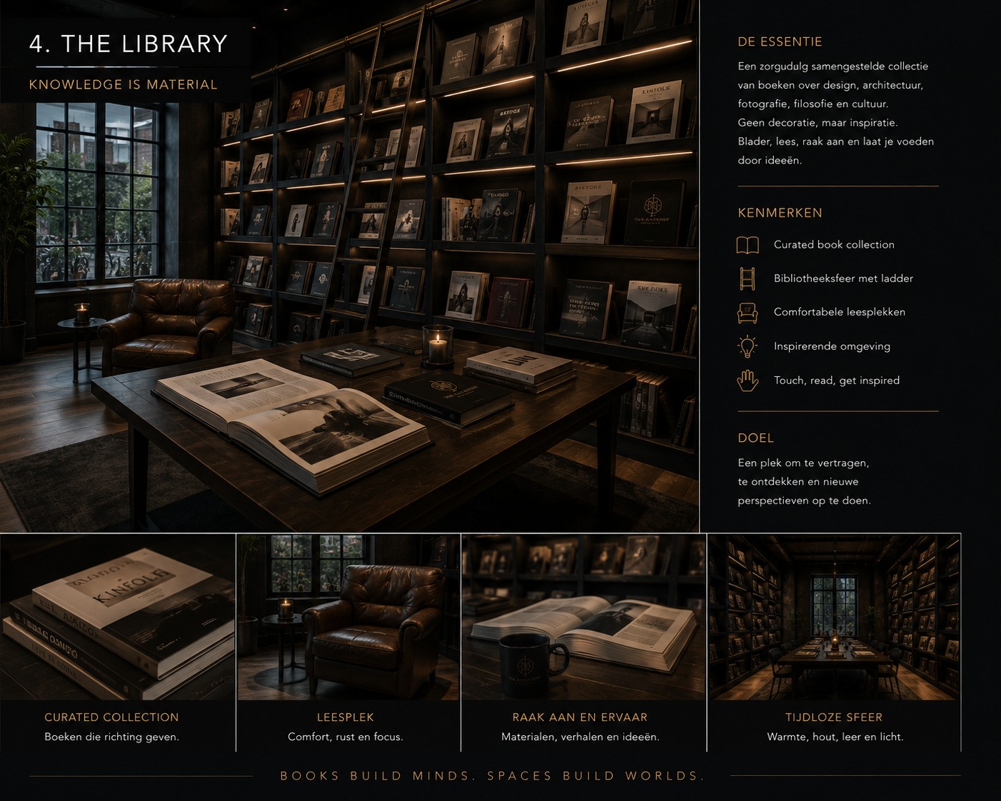 Second view of the library reading room