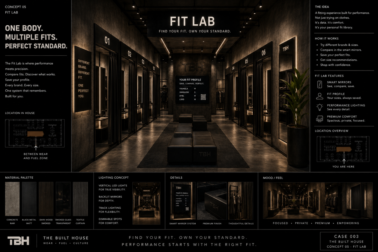 Fit Lab training and testing space